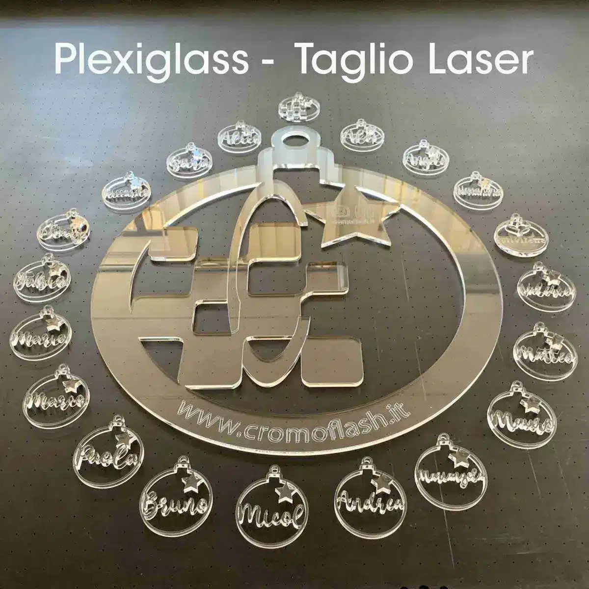 Plexiglass tagliato e personalizzato Cromoflash